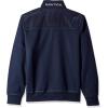 imageNautica Mens 14 Zip Pieced Fleece SweatshirtNavy