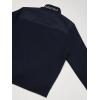 imageNautica Mens 14 Zip Pieced Fleece SweatshirtNavy