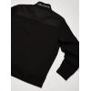 imageNautica Mens 14 Zip Pieced Fleece SweatshirtTrue Black