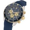 imageNautica Mens Blue Silicone Strap Watch Model NAPNOS404