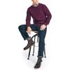 imageNautica Mens CableKnit SweaterShipwreck Burgundy Heather