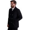 imageNautica Mens Classic Double Breasted PeacoatBlack