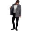 imageNautica Mens Classic Double Breasted PeacoatCharcoal