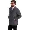 imageNautica Mens Classic Double Breasted PeacoatCharcoal