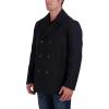 imageNautica Mens Classic Double Breasted PeacoatCharcoal Gry