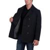 imageNautica Mens Classic Double Breasted PeacoatCharcoal Gry