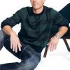 imageNautica Mens Navtech Plaid Jacquard Crewneck SweaterNavy Seas
