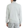 imageNautica Mens Navtech QuarterZip SweaterGrey Heather