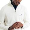 imageNautica Mens Navtech QuarterZip SweaterNautstohtr
