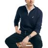 imageNautica Mens Navtech QuarterZip SweaterNavy Seas