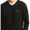 imageNautica Mens Navtech VNeck SweaterLuxury Black