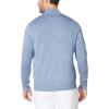 imageNautica Mens QuarterZip SweaterDeep Anchor Heather
