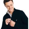 imageNautica Mens QuarterZip SweaterNavtech Collection FallWinter 2024 True Black