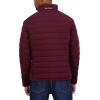 imageNautica Mens Stretch Reversible Midweight Puffer Jacket Wind and Water ResistantBurgandy