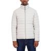 imageNautica Mens Stretch Reversible Midweight Puffer Jacket Wind and Water ResistantCloud Grey