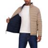 imageNautica Mens Stretch Reversible Midweight Puffer Jacket Wind and Water ResistantTaupe