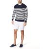imageNautica Mens Stripe Knit Crewneck SweaterNavy