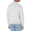imageNautica Mens Sustainably Crafted Plaid QuarterZip SweaterGrey Heather