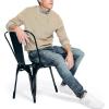 imageNautica Mens Sustainably Crafted Printed Crewneck SweaterTannin