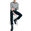 imageNautica Mens Sustainably Crafted Printed Crewneck SweaterTrue Black