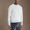 imageNautica Mens Sustainably Crafted Textured Crewneck SweaterGrey Heather