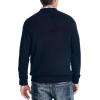 imageNautica Mens Sustainably Crafted Textured Crewneck SweaterNavy Seas