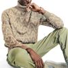 imageNautica Mens Sustainably Crafted Turtleneck SweaterTannin