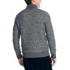 imageNautica Mens Sustainably Crafted Waffle MockNeck SweaterCharcoal Heather