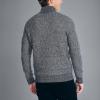 imageNautica Mens Sustainably Crafted Waffle MockNeck SweaterCharcoal Heather