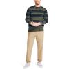 imageNautica Mens Textured Striped SweaterForest Night Heather