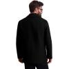 imageNautica Mens Wool Blend Peacoat  DoubleBreasted Winter Coat Regular Big ampamp Tall SizesBlack