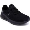 imageNAUTICA Kids Casual Air Bubble Fashion Sneakers Walking ShoesLightweight Joggers BoysGirls Bungee SlipOnLace Up Little KidBig KidBlack Monosteam Rock