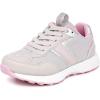 imageNautica Girls Sneakers  LaceUp Tennis Shoes Casual ampamp Comfortable for ToddlersToddler Little Kids ampamp Big Kids PlatformRegularGrey Iridescent Pink
