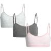 Pink Frost Heather/Light Bleach Heather/Grey Heather-3pk
