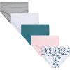 Yarn Stripe/White/Dusty Pink/Teal Suede/Teal Floral