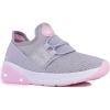 imageNautica Kids Light Up Flashing Sneaker Athletic Running Shoes LaceUpBungeeSlipon Boy  GirlLittle KidBig Kid Kappil Parks Neave LightsLights Grey Sparkle Pink