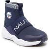 imageNautica Kids Silas HighTop Sock SlipOn Sneaker with Enhanced Ankle Support  Available in Big Kid Little Kid and Toddler Sizes for Boys and GirlsNavy