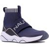 imageNautica Kids Silas HighTop Sock SlipOn Sneaker with Enhanced Ankle Support  Available in Big Kid Little Kid and Toddler Sizes for Boys and GirlsNavy White Pop