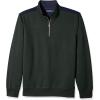 imageNautica Mens 14 Zip Pieced Fleece SweatshirtKelp Seas