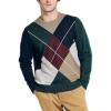 imageNautica Mens Sustainably Crafted Argyle Crewneck SweaterNavy Seas