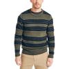 imageNautica Mens Textured Striped SweaterForest Night Heather