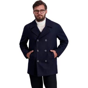 imageNautica Mens Classic Double Breasted PeacoatDark Navy