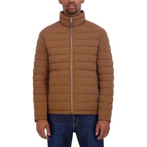 imageNautica Mens Stretch Reversible Midweight Puffer Jacket Wind and Water ResistantCoco