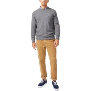 imageNautica Mens Sustainably Crafted Crewneck SweaterCliff Grey