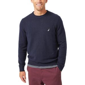 imageNautica Mens Sustainably Crafted Crewneck SweaterNavy