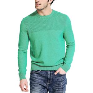 imageNautica Mens Sustainably Crafted Textured Crewneck SweaterParrot Green