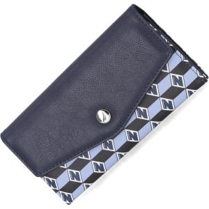 imageNautica Money Manager RFID Slim and Small Wallet for Women  Credit Card Holder with Coin Purse and Zipper Wallet Womens Clutch OrganizerGlacial Blue