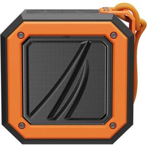 imageNautica S100 True Wireless Outdoor Speaker Portable IPX5 Waterproof Bluetooth Speaker with 2Hour Quick Charge ampamp 30Day Standby Perfect for Camping Beach Backyard ampamp TravelBlack  Orange