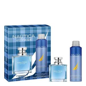 imageNautica Voyage Intense Eau de Toilette 16 fl oz Pack of 1 Notes of Vetiver Smokey Leather Mimosa Mens Fragrance Long Lasting Everyday Fragrance Travel SizeNautica Voyage Giftset