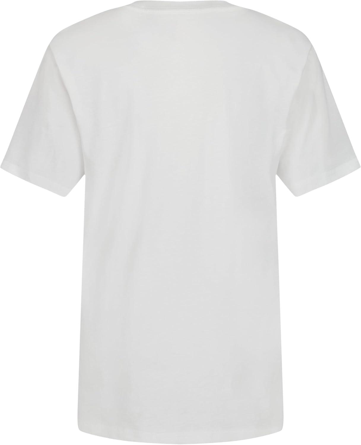 imageNautica Boys Short Sleeve Fashion Crew Neck TShirt Soft Comfortable Relaxed FitPieced Bright White